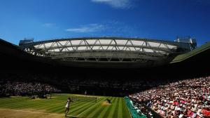 The Wimbledon Championships at the All-England Lawn Tennis and Croquet Club in London, England. 