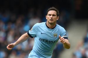 Former Chelsea legend Frank Lampard appearing in his Major League Soccer debut for New York City FC.