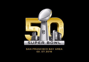 Super Bowl 50 will be the first Super Bowl logo not to have roman numerals in it. It will also be played in the league's newest, most technologically advanced venue, Levi's Stadium in Santa Clara, CA. 